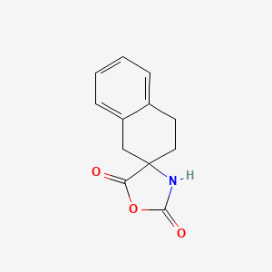 molecular formula C12H11NO3 B11724771 3,4-Dihydro-1H-spiro[naphthalene-2,4'-oxazolidine]-2',5'-dione 