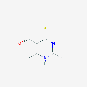 molecular formula C8H10N2OS B11724774 1-(2,4-Dimethyl-6-sulfanylidene-1,6-dihydropyrimidin-5-yl)ethan-1-one 