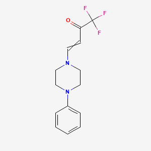 1,1,1-Trifluoro-4-(4-phenylpiperazin-1-yl)but-3-en-2-one