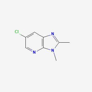 molecular formula C8H8ClN3 B11724907 6-Chloro-2,3-dimethyl-3H-imidazo[4,5-b]pyridine 