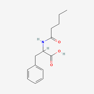 2-Pentanamido-3-phenylpropanoic acid