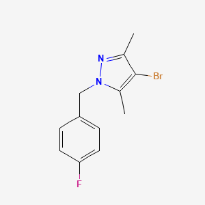 4-Bromo-1-(4-fluorobenzyl)-3,5-dimethyl-1H-pyrazole