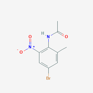 molecular formula C9H9BrN2O3 B11725003 N-(4-bromo-2-methyl-6-nitrophenyl)acetamide 