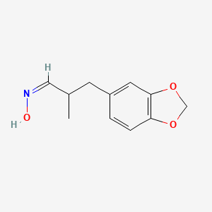 molecular formula C11H13NO3 B11725025 (NZ)-N-[3-(1,3-benzodioxol-5-yl)-2-methylpropylidene]hydroxylamine 