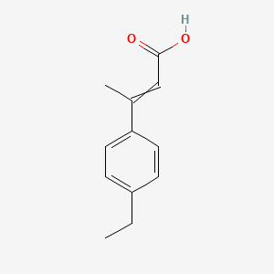 3-(4-ethylphenyl)but-2-enoic acid