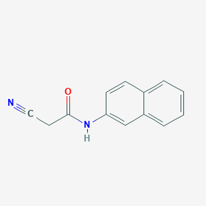 molecular formula C13H10N2O B11725110 2-cyano-N-(naphthalen-2-yl)acetamide CAS No. 53475-35-7