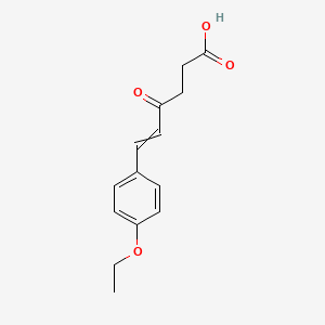 6-(4-Ethoxyphenyl)-4-oxohex-5-enoic acid