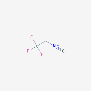 molecular formula C3H2F3N B11725137 1,1,1-Trifluoro-2-isocyanoethane 