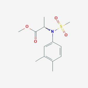 methyl (2S)-2-[N-(3,4-dimethylphenyl)methanesulfonamido]propanoate