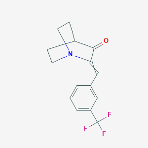 2-{[3-(Trifluoromethyl)phenyl]methylidene}-1-azabicyclo[2.2.2]octan-3-one