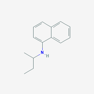 molecular formula C14H17N B11725280 N-(Butan-2-yl)naphthalen-1-amine CAS No. 1019585-69-3