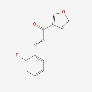 3-(2-Fluorophenyl)-1-(furan-3-yl)prop-2-en-1-one