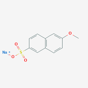 molecular formula C11H9NaO4S B11725352 Sodium 6-methoxynaphthalene-2-sulfonate 