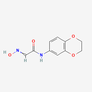 N-(2,3-dihydro-1,4-benzodioxin-6-yl)-2-hydroxyiminoacetamide