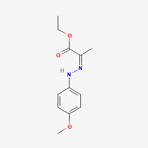 ethyl (2E)-2-[2-(4-methoxyphenyl)hydrazin-1-ylidene]propanoate