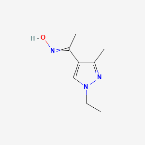 1-(1-Ethyl-3-methyl-1H-pyrazol-4-yl)ethanone oxime