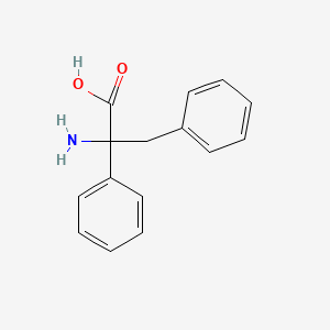 molecular formula C15H15NO2 B11725411 2-Amino-2,3-diphenylpropanoic acid CAS No. 6278-95-1