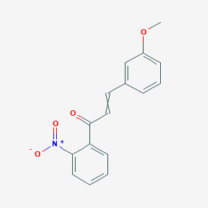 3-(3-Methoxyphenyl)-1-(2-nitrophenyl)prop-2-en-1-one