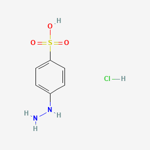 4-Hydrazinylbenzene-1-sulfonic acid hydrochloride