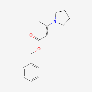 Benzyl 3-(pyrrolidin-1-yl)but-2-enoate