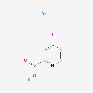 molecular formula C6H4INNaO2+ B11725475 Sodium 4-iodopyridine-2-carboxylic acid 