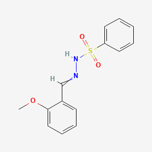 N'-[(2-methoxyphenyl)methylidene]benzenesulfonohydrazide