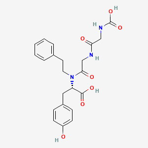 molecular formula C22H25N3O7 B1172550 Carbobenzoxy-glycyl-glycyl-tyrosine methyl ester CAS No. 14317-81-8