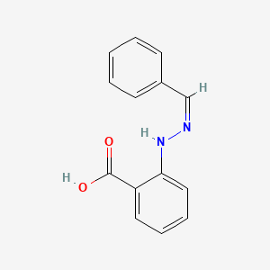 2-[(2E)-2-Benzylidenehydrazino]benzoic acid