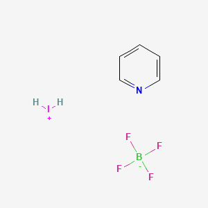 molecular formula C5H7BF4IN B11725544 Iodanium pyridine tetrafluoroboranuide 