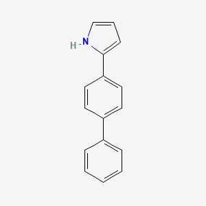 molecular formula C16H13N B11725568 1H-Pyrrole, diphenyl- CAS No. 103837-23-6