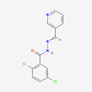 2,5-dichloro-N'-[(pyridin-3-yl)methylidene]benzohydrazide