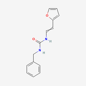 molecular formula C14H14N2O2 B11725606 1-Benzyl-3-[2-(furan-2-yl)ethenyl]urea 