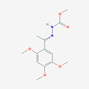 N'-[1-(2,4,5-trimethoxyphenyl)ethylidene]methoxycarbohydrazide