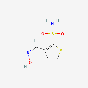 3-[(E)-(hydroxyimino)methyl]thiophene-2-sulfonamide