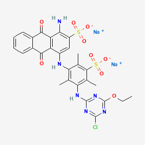 molecular formula C28H23ClN6O9S2.2Na B1172572 活性蓝 74 CAS No. 12677-16-6
