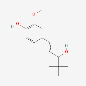 4-(3-Hydroxy-4,4-dimethylpent-1-en-1-yl)-2-methoxyphenol