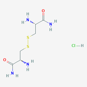 (2R)-2-amino-3-{[(2R)-2-amino-2-carbamoylethyl]disulfanyl}propanamide hydrochloride