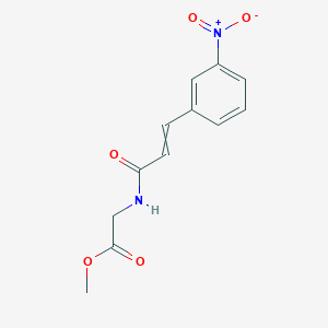 Methyl 2-[3-(3-nitrophenyl)prop-2-enamido]acetate