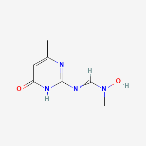 N-hydroxy-N-methyl-N'-(4-methyl-6-oxo-1,6-dihydropyrimidin-2-yl)methanimidamide