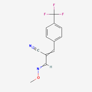 2-[(Methoxyimino)methyl]-3-[4-(trifluoromethyl)phenyl]prop-2-enenitrile