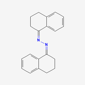 molecular formula C20H20N2 B11725842 bis[(1E)-1,2,3,4-tetrahydronaphthalen-1-ylidene]hydrazine 