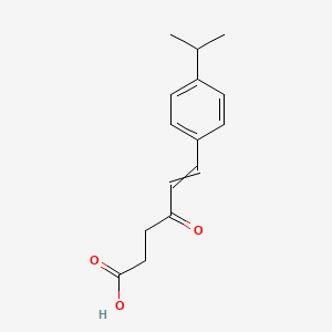 4-Oxo-6-[4-(propan-2-yl)phenyl]hex-5-enoic acid