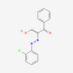 2-[(2-Chlorophenyl)diazenyl]-3-hydroxy-1-phenylprop-2-en-1-one