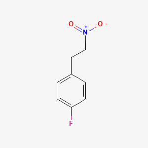 molecular formula C8H8FNO2 B11725874 1-Fluoro-4-(2-nitroethyl)benzene 