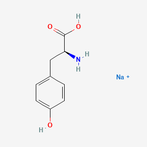 molecular formula C9H11NNaO3+ B11725878 sodium (2S)-2-amino-3-(4-hydroxyphenyl)propanoic acid 