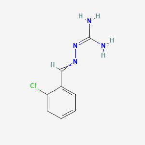 N''-{[(2-Chlorophenyl)methylidene]amino}guanidine