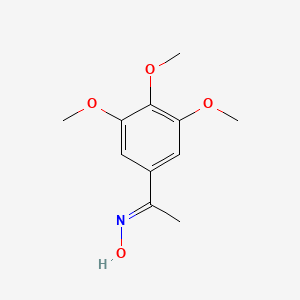 molecular formula C11H15NO4 B11725920 (Z)-N-[1-(3,4,5-Trimethoxyphenyl)ethylidene]hydroxylamine 