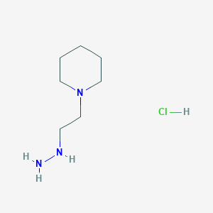 1-(2-Hydrazinylethyl)piperidine hydrochloride