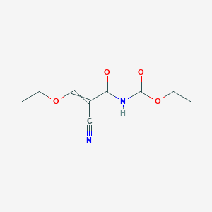 ethyl N-(2-cyano-3-ethoxyacryloyl)carbamate