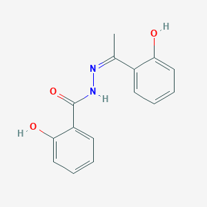 2-hydroxy-N'-[(1E)-1-(2-hydroxyphenyl)ethylidene]benzohydrazide